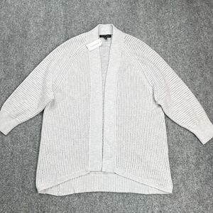 Banana Republic Cardigan Size Large East West Easy Open Front Cotton NEW W Tags